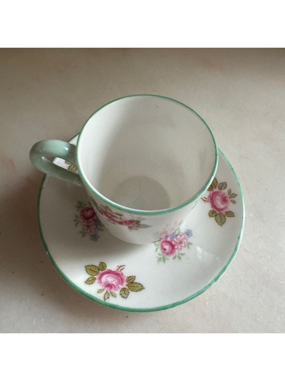 ☕ Vintage Shelley Miniature Tea Cup & Saucer #13426 – Best Ware - Picture 3 of 7